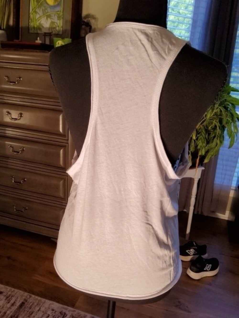 Chaser Racerback Tank Leopard Graphic Raw Edges NIP Medium - Picture 8 of 16